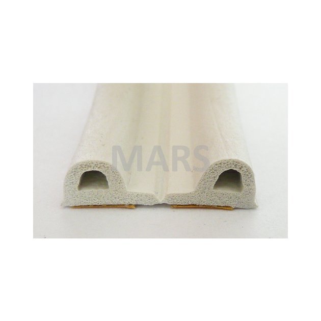 Samolepiace tesnenie P 9×5,5 mm biele